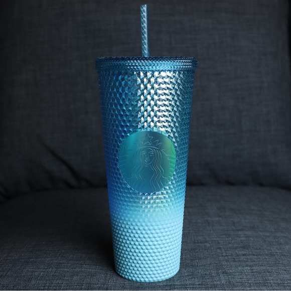 Starbucks Other - Starbucks Icy Gradient Studded Blue Cup